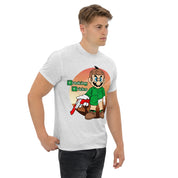 T-Shirt Unisex Stampata 100% Cotone – Confortevole – Design Mario Breaking Bricks-Biiply