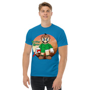 T-Shirt Unisex Stampata 100% Cotone – Confortevole – Design Mario Breaking Bricks-Biiply