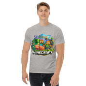 T-Shirt Unisex Stampata 100% Cotone – Confortevole – Design Minecraft-Biiply