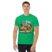 T-Shirt Unisex Stampata 100% Cotone – Confortevole – Design Minecraft-Biiply