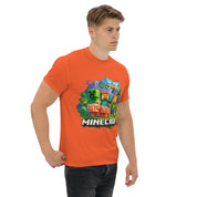 T-Shirt Unisex Stampata 100% Cotone – Confortevole – Design Minecraft-Biiply