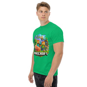 T-Shirt Unisex Stampata 100% Cotone – Confortevole – Design Minecraft-Biiply