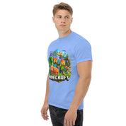 T-Shirt Unisex Stampata 100% Cotone – Confortevole – Design Minecraft-Biiply