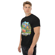 T-Shirt Unisex Stampata 100% Cotone – Confortevole – Design Minecraft-Biiply