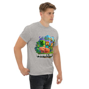 T-Shirt Unisex Stampata 100% Cotone – Confortevole – Design Minecraft-Biiply