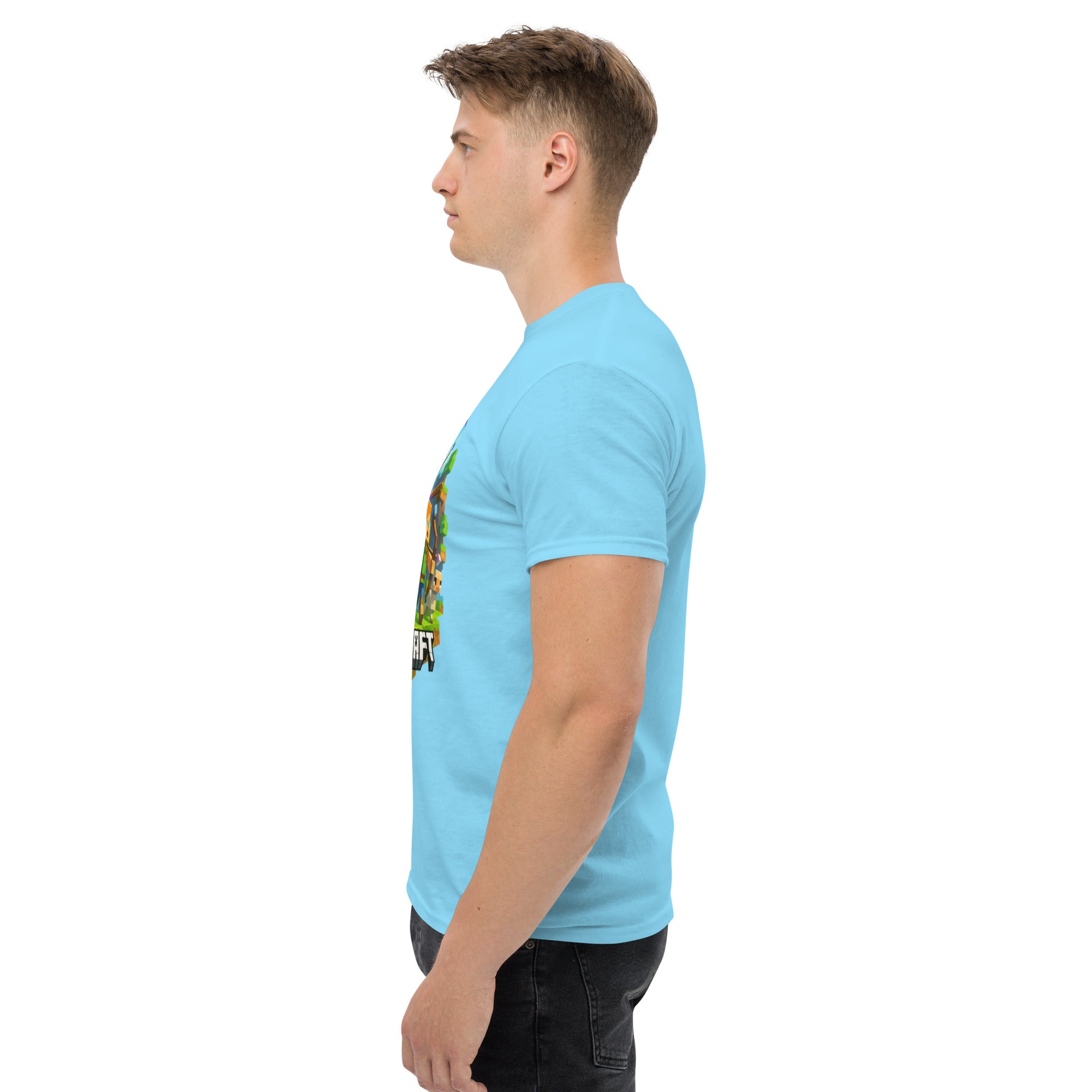 T-Shirt Unisex Stampata 100% Cotone – Confortevole – Design Minecraft-Biiply