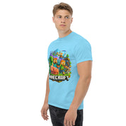 T-Shirt Unisex Stampata 100% Cotone – Confortevole – Design Minecraft-Biiply