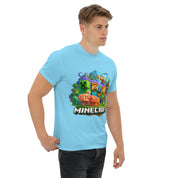 T-Shirt Unisex Stampata 100% Cotone – Confortevole – Design Minecraft-Biiply