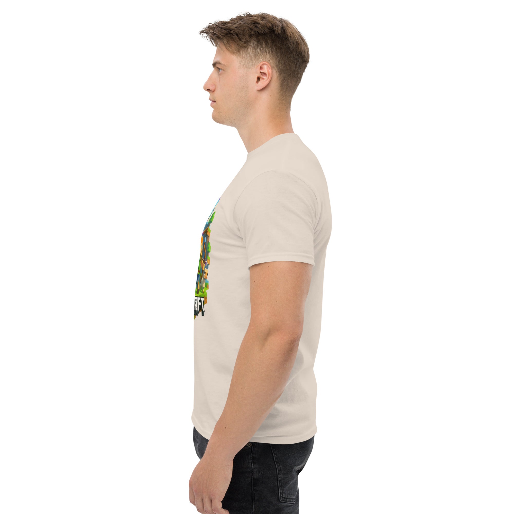 T-Shirt Unisex Stampata 100% Cotone – Confortevole – Design Minecraft-Biiply