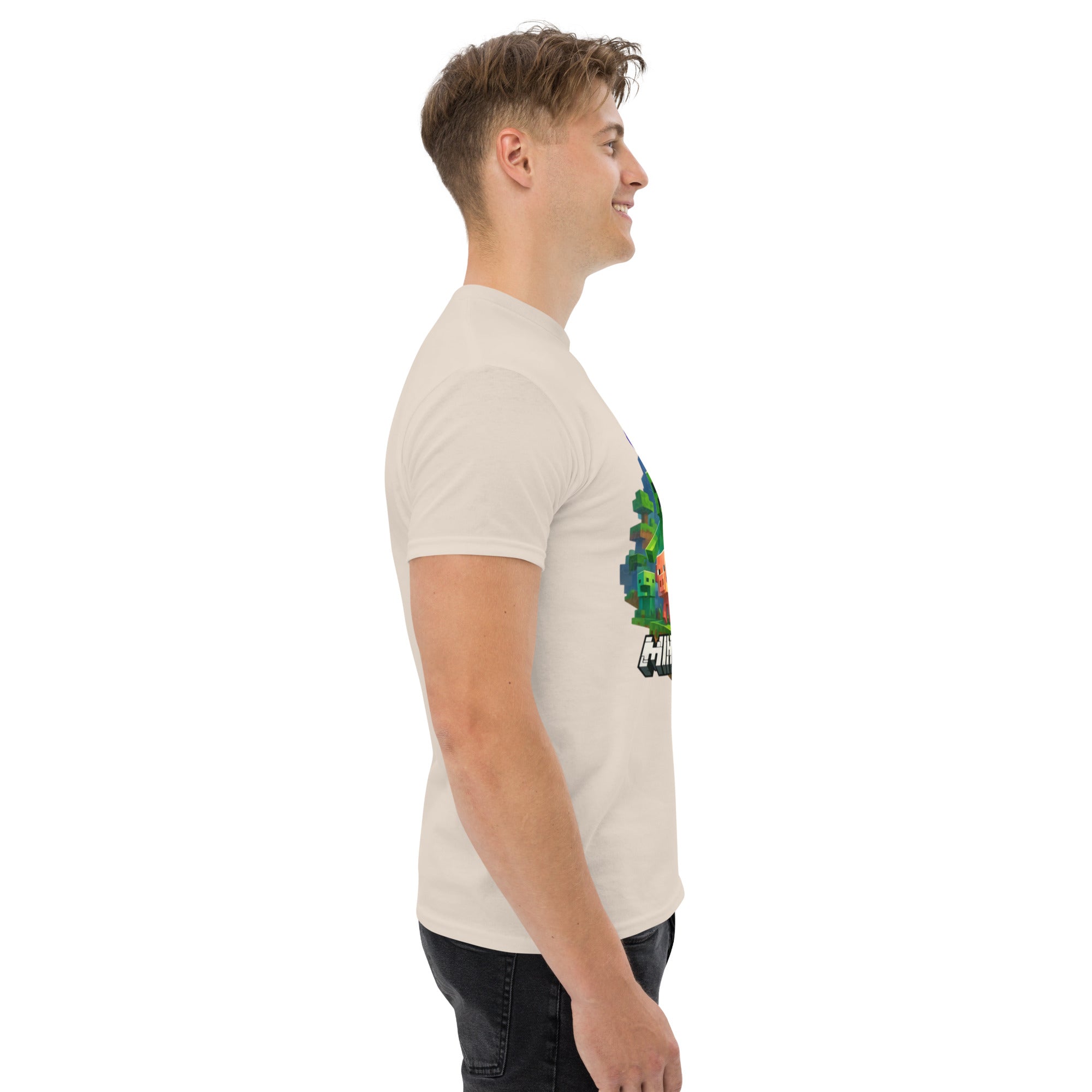T-Shirt Unisex Stampata 100% Cotone – Confortevole – Design Minecraft-Biiply