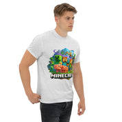 T-Shirt Unisex Stampata 100% Cotone – Confortevole – Design Minecraft-Biiply