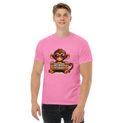 T-Shirt Unisex Stampata 100% Cotone – Confortevole – Design Monkey Work For Banana-Biiply