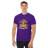 Camiseta Unisex Estampada 100% Algodón – Cómoda – Diseño Monkey Work For Banana
