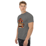 T-Shirt Unisex Stampata 100% Cotone – Confortevole – Design Monkey Work For Banana-Biiply