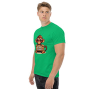 T-Shirt Unisex Stampata 100% Cotone – Confortevole – Design Monkey Work For Banana-Biiply