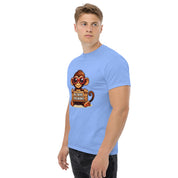 T-Shirt Unisex Stampata 100% Cotone – Confortevole – Design Monkey Work For Banana-Biiply