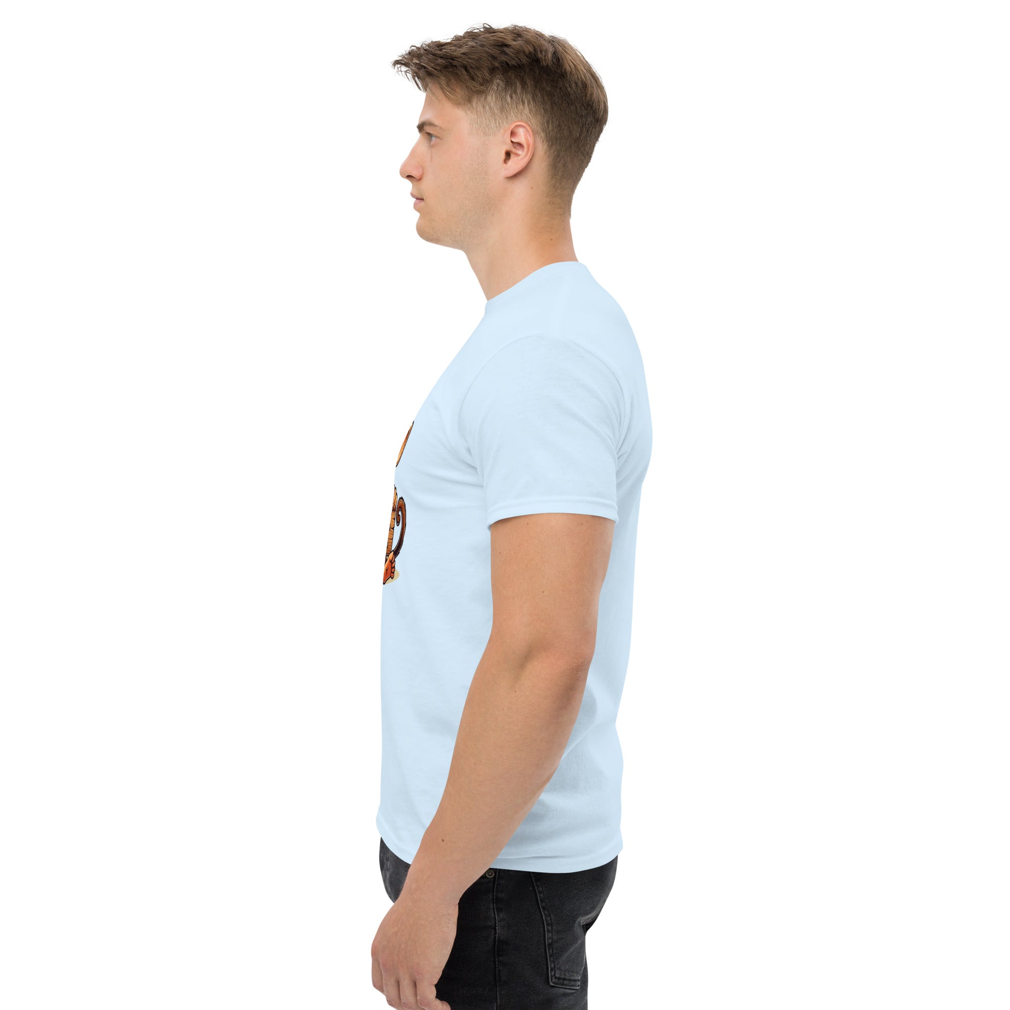 T-Shirt Unisex Stampata 100% Cotone – Confortevole – Design Monkey Work For Banana-Biiply