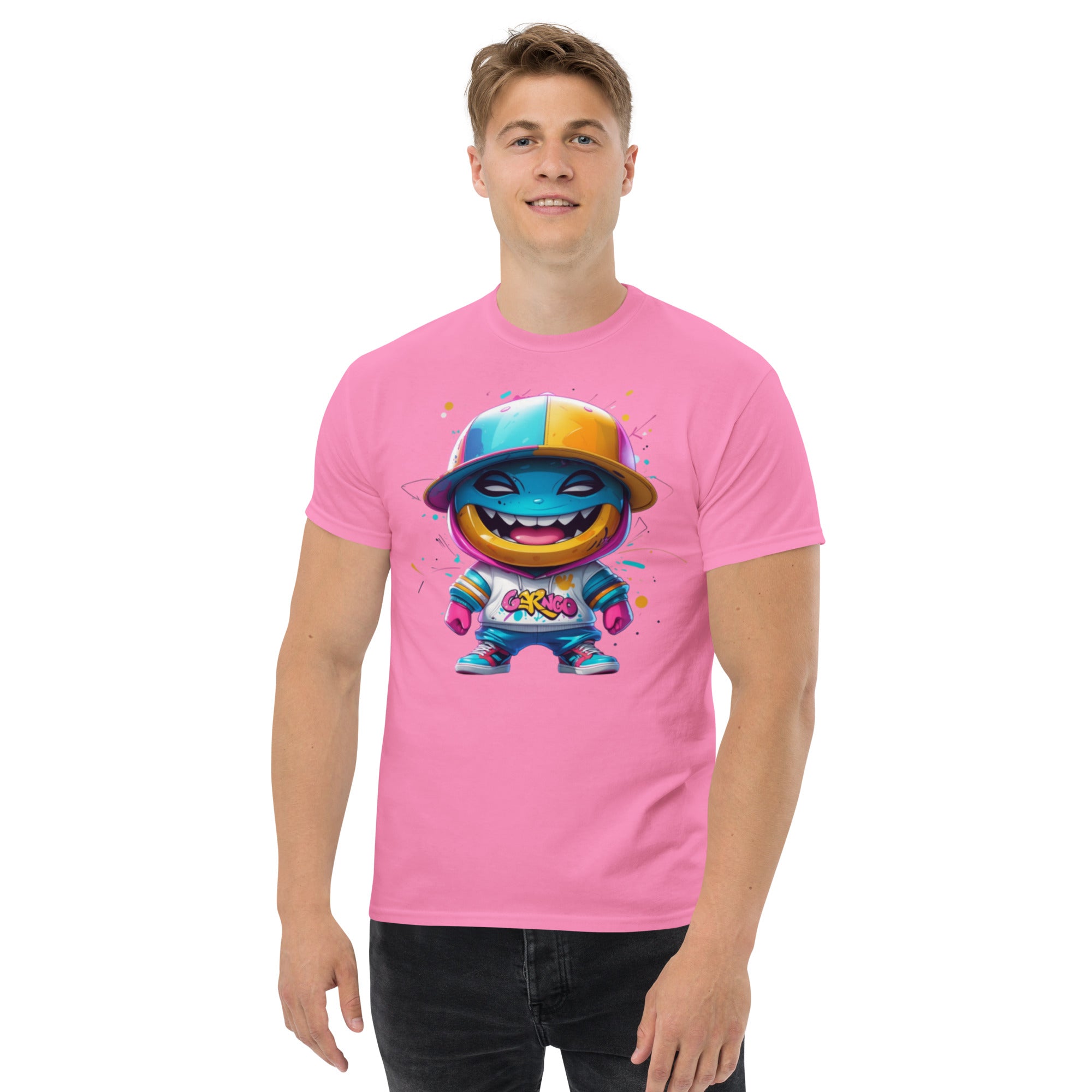 T-Shirt Unisex Stampata 100% Cotone – Confortevole – Design Monster-Biiply