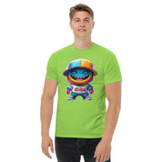 T-Shirt Unisex Stampata 100% Cotone – Confortevole – Design Monster-Biiply