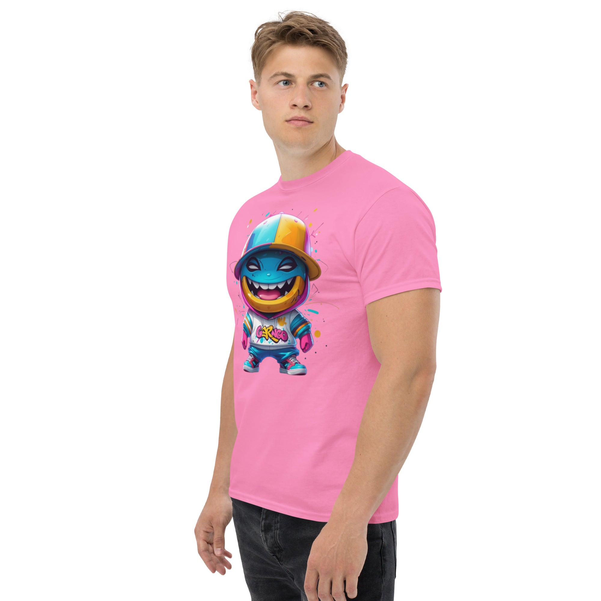 T-Shirt Unisex Stampata 100% Cotone – Confortevole – Design Monster-Biiply