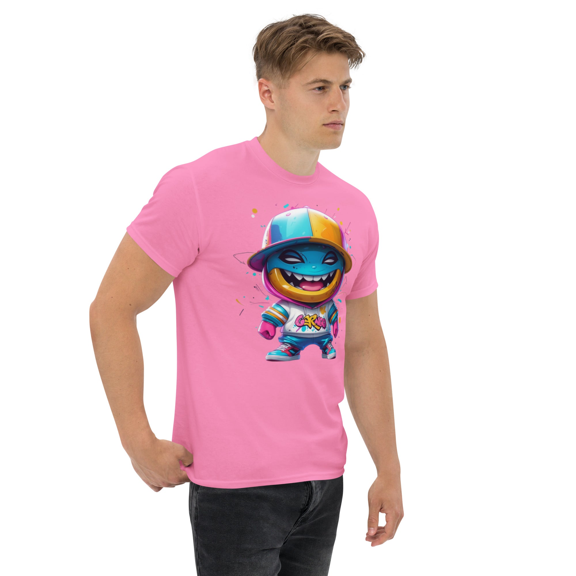 T-Shirt Unisex Stampata 100% Cotone – Confortevole – Design Monster-Biiply
