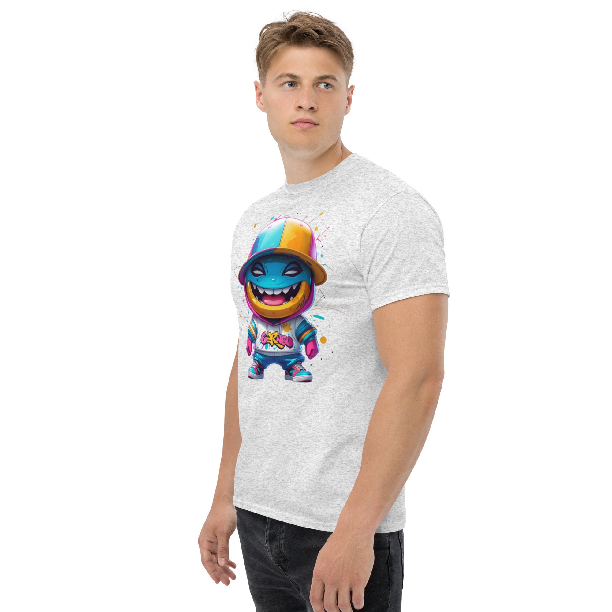 T-Shirt Unisex Stampata 100% Cotone – Confortevole – Design Monster-Biiply