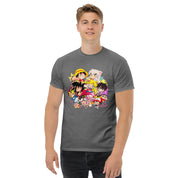 T-Shirt Unisex Stampata 100% Cotone – Confortevole – Design Multi Eroi anime-Biiply
