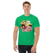 T-Shirt Unisex Stampata 100% Cotone – Confortevole – Design Multi Eroi anime-Biiply