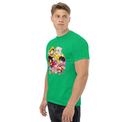 T-Shirt Unisex Stampata 100% Cotone – Confortevole – Design Multi Eroi anime-Biiply
