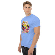 T-Shirt Unisex Stampata 100% Cotone – Confortevole – Design Multi Eroi anime-Biiply