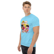 T-Shirt Unisex Stampata 100% Cotone – Confortevole – Design Multi Eroi anime-Biiply