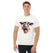 T-Shirt Unisex Stampata 100% Cotone – Confortevole – Design Muuh Shock-Biiply