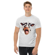T-Shirt Unisex Stampata 100% Cotone – Confortevole – Design Muuh Shock-Biiply