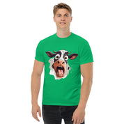 T-Shirt Unisex Stampata 100% Cotone – Confortevole – Design Muuh Shock-Biiply