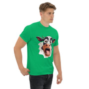 T-Shirt Unisex Stampata 100% Cotone – Confortevole – Design Muuh Shock-Biiply
