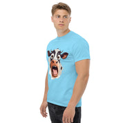 T-Shirt Unisex Stampata 100% Cotone – Confortevole – Design Muuh Shock-Biiply