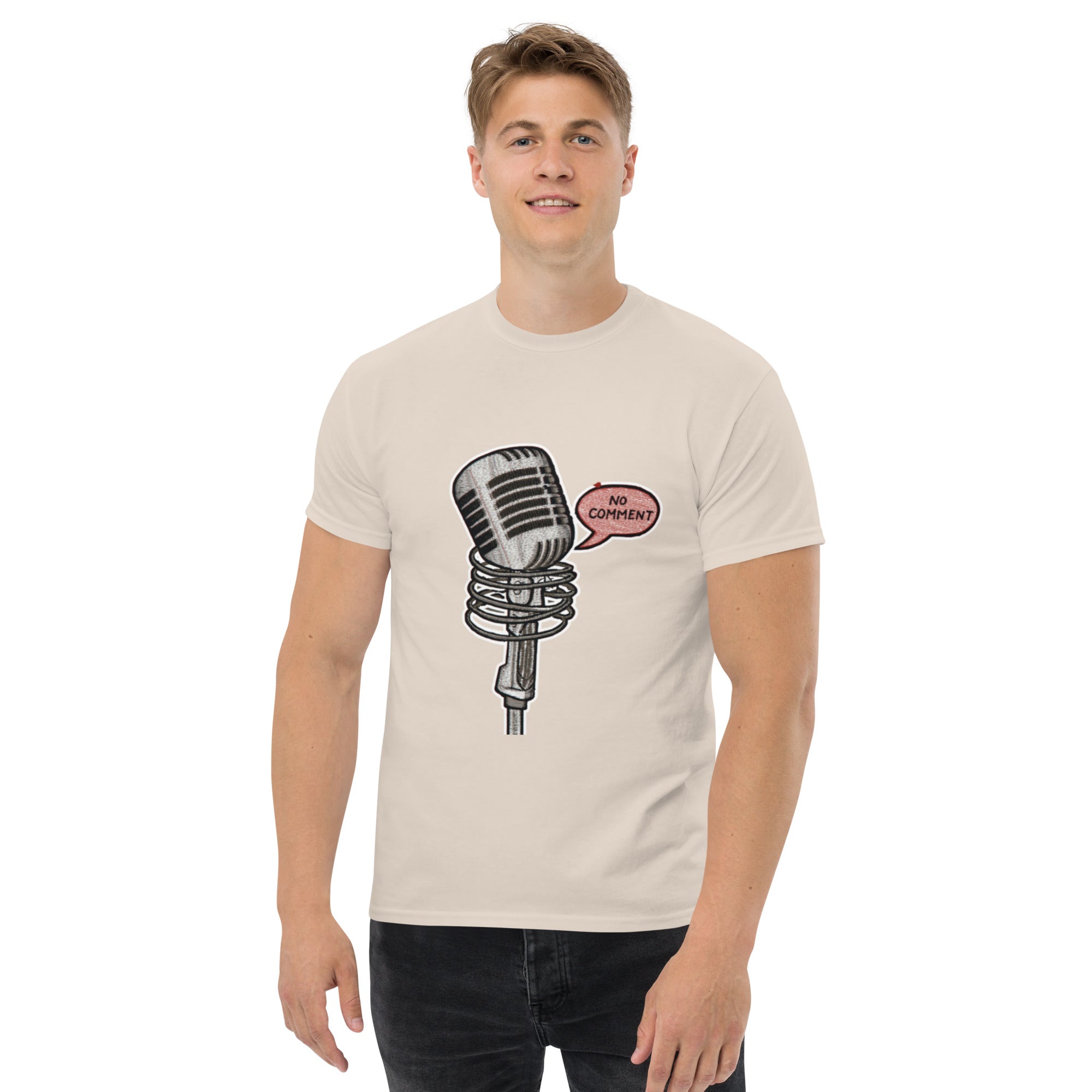 T-Shirt Unisex Stampata 100% Cotone – Confortevole – Design No Comment-Biiply