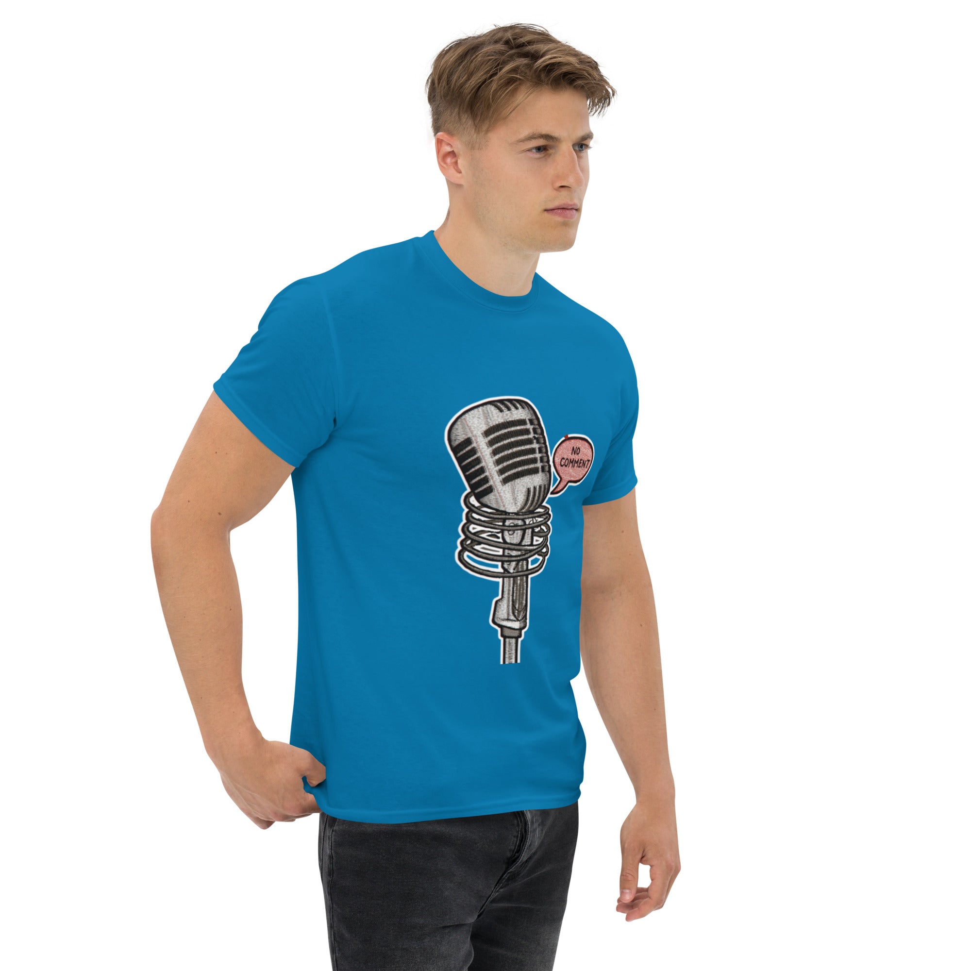 T-Shirt Unisex Stampata 100% Cotone – Confortevole – Design No Comment-Biiply