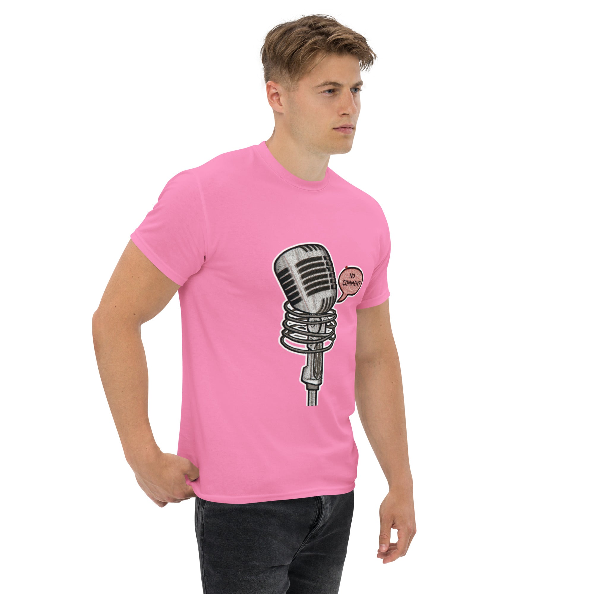 T-Shirt Unisex Stampata 100% Cotone – Confortevole – Design No Comment-Biiply