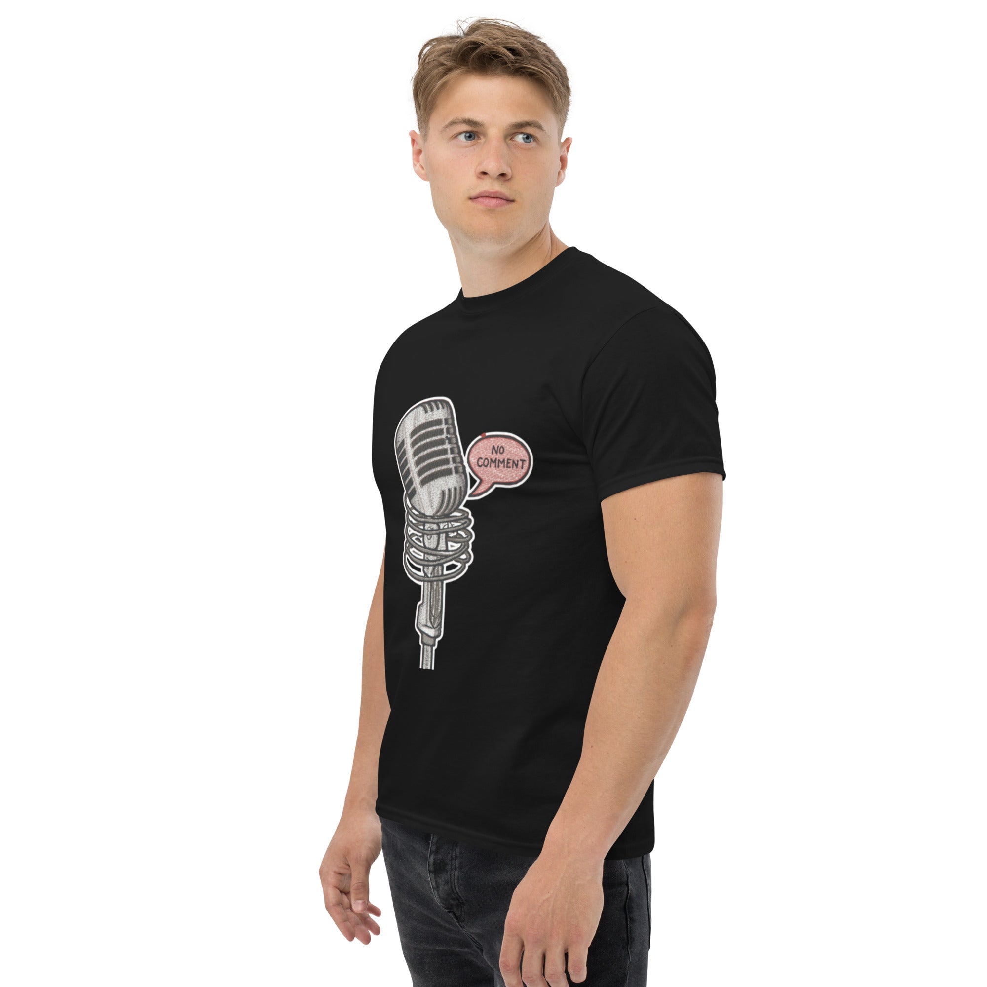 T-Shirt Unisex Stampata 100% Cotone – Confortevole – Design No Comment-Biiply