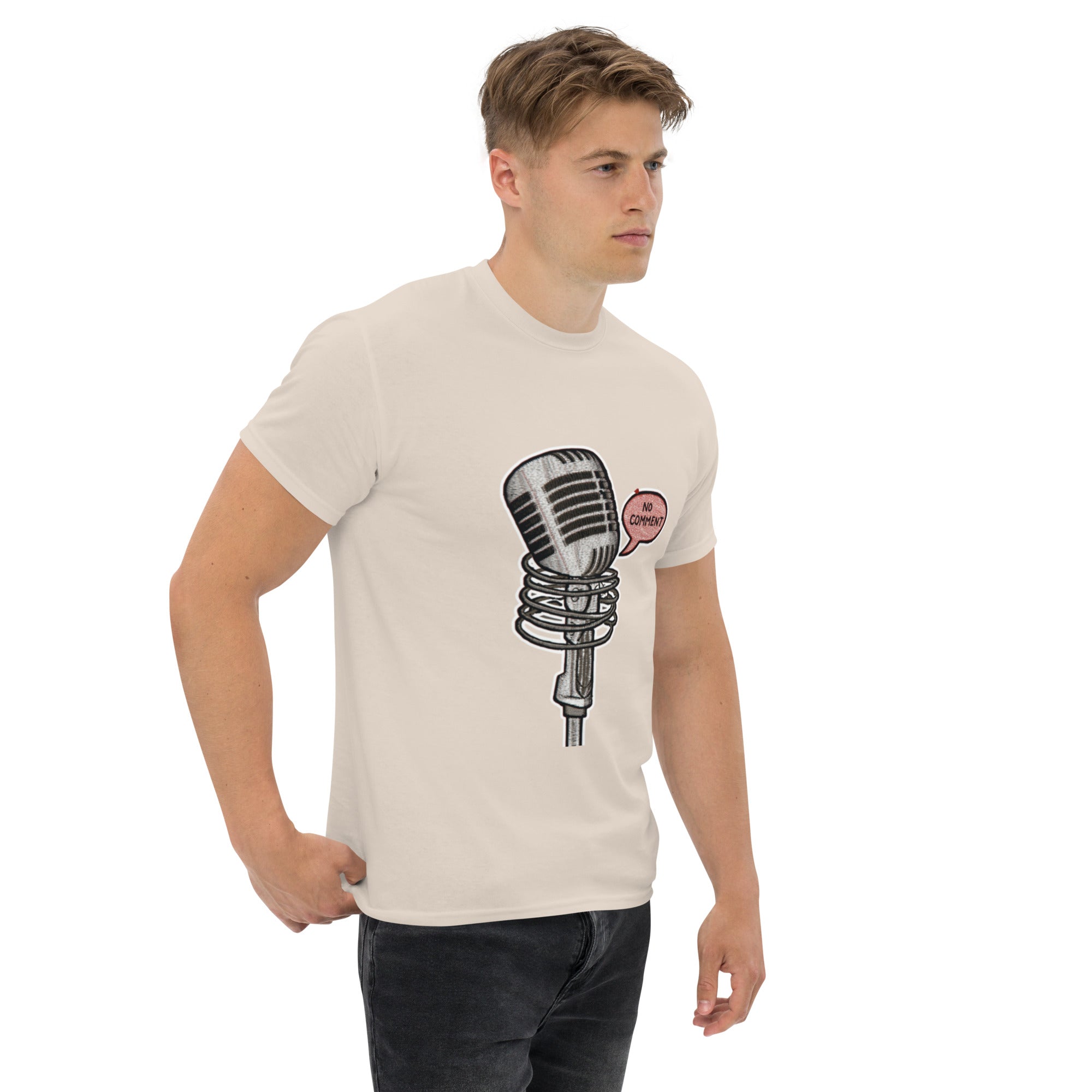 T-Shirt Unisex Stampata 100% Cotone – Confortevole – Design No Comment-Biiply