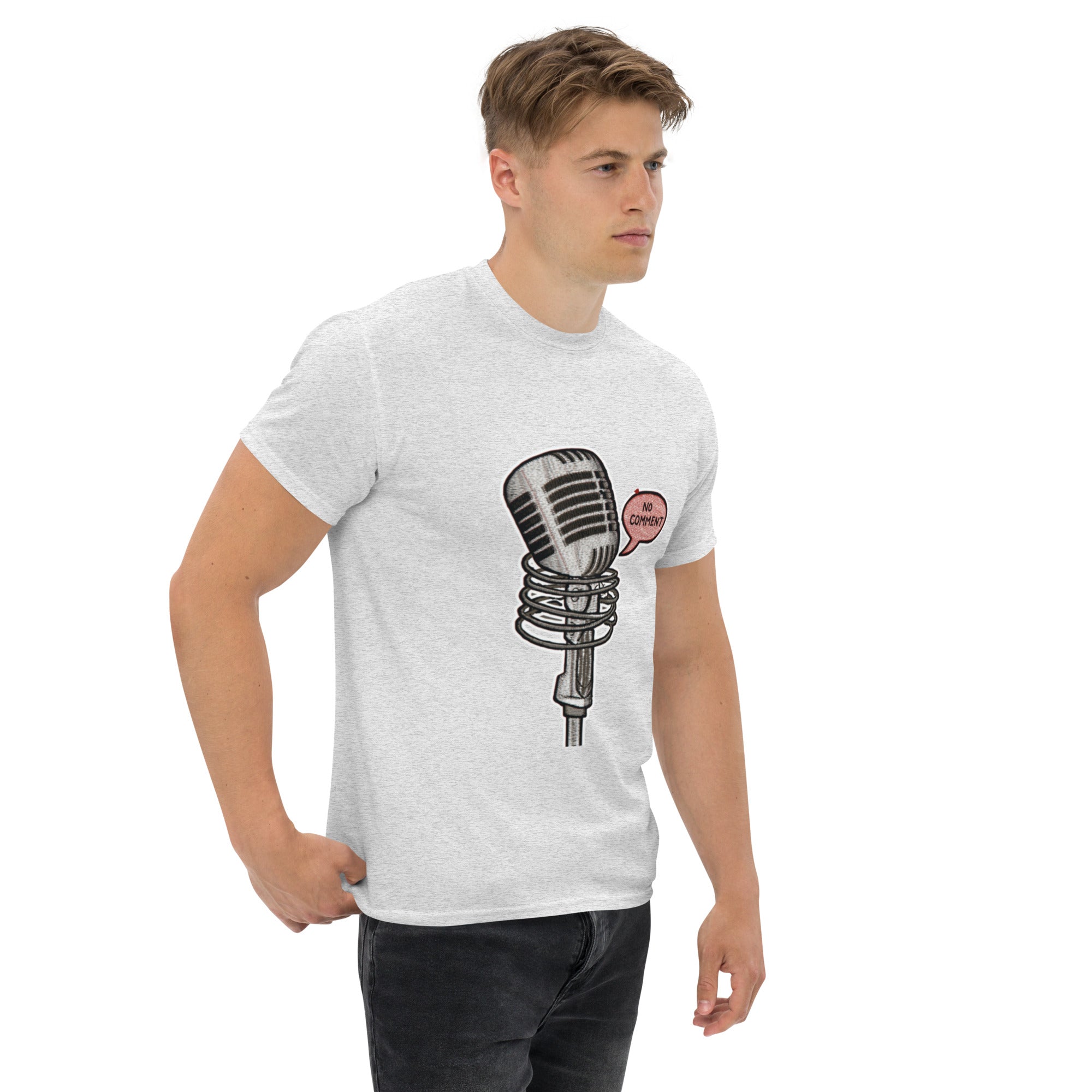 T-Shirt Unisex Stampata 100% Cotone – Confortevole – Design No Comment-Biiply