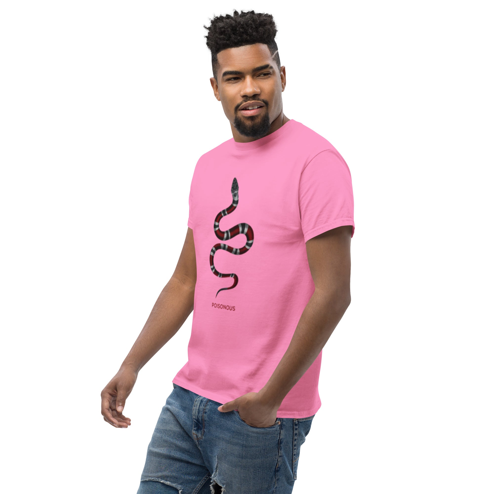 T-Shirt Unisex Stampata 100% Cotone – Confortevole – Design Poisonus-Biiply