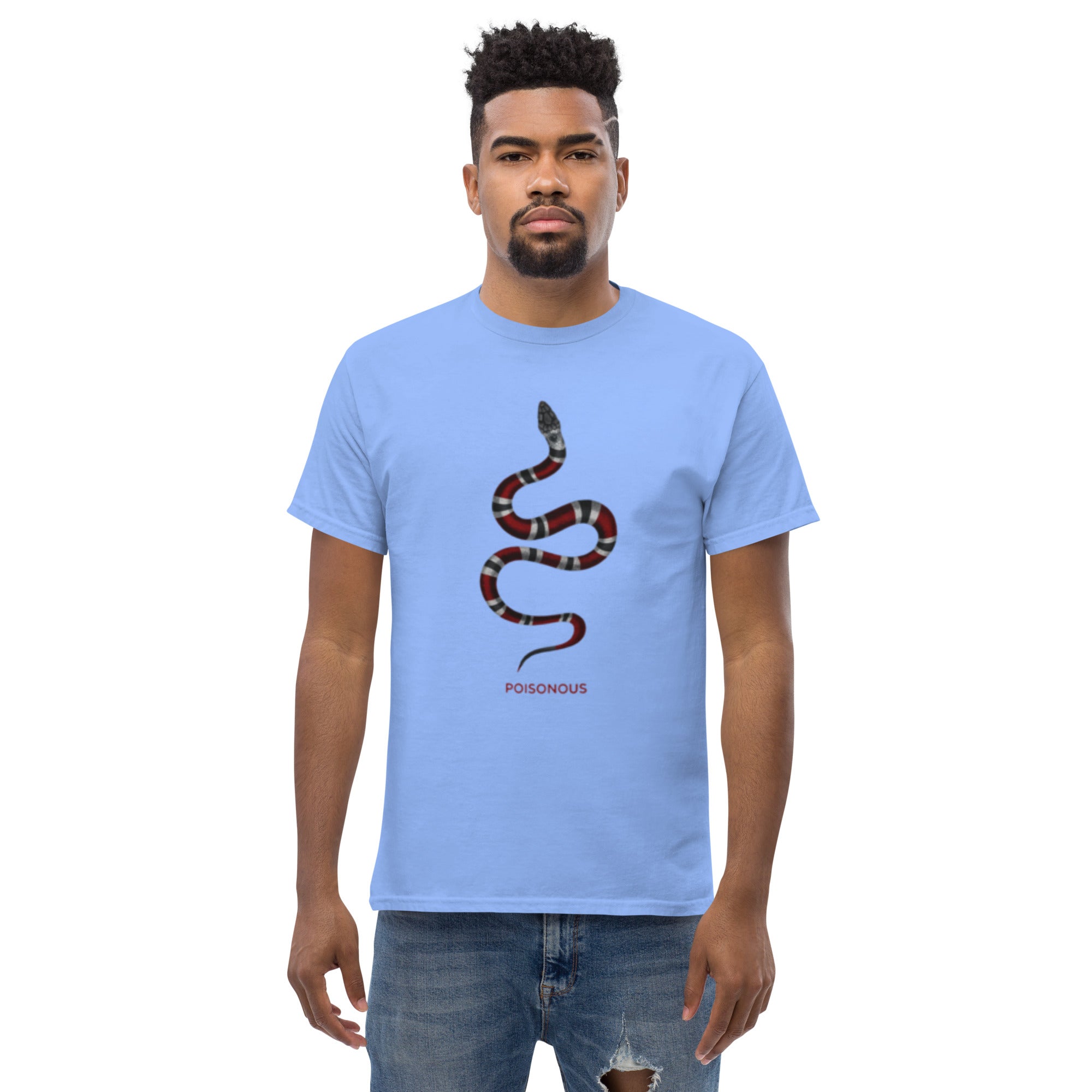 T-Shirt Unisex Stampata 100% Cotone – Confortevole – Design Poisonus-Biiply