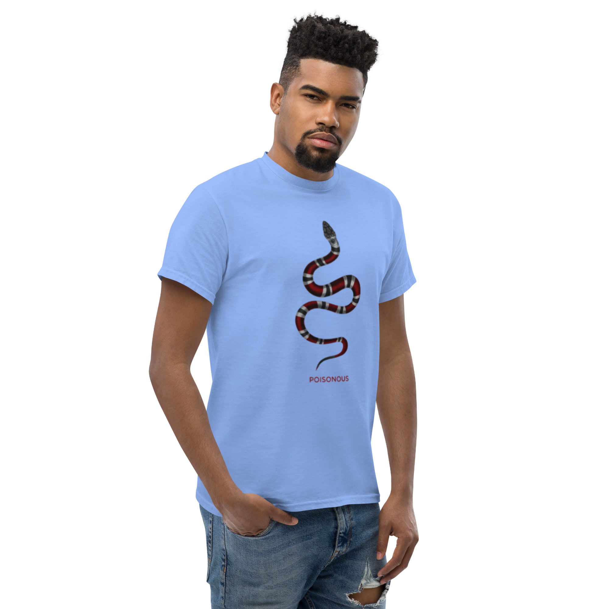 T-Shirt Unisex Stampata 100% Cotone – Confortevole – Design Poisonus-Biiply