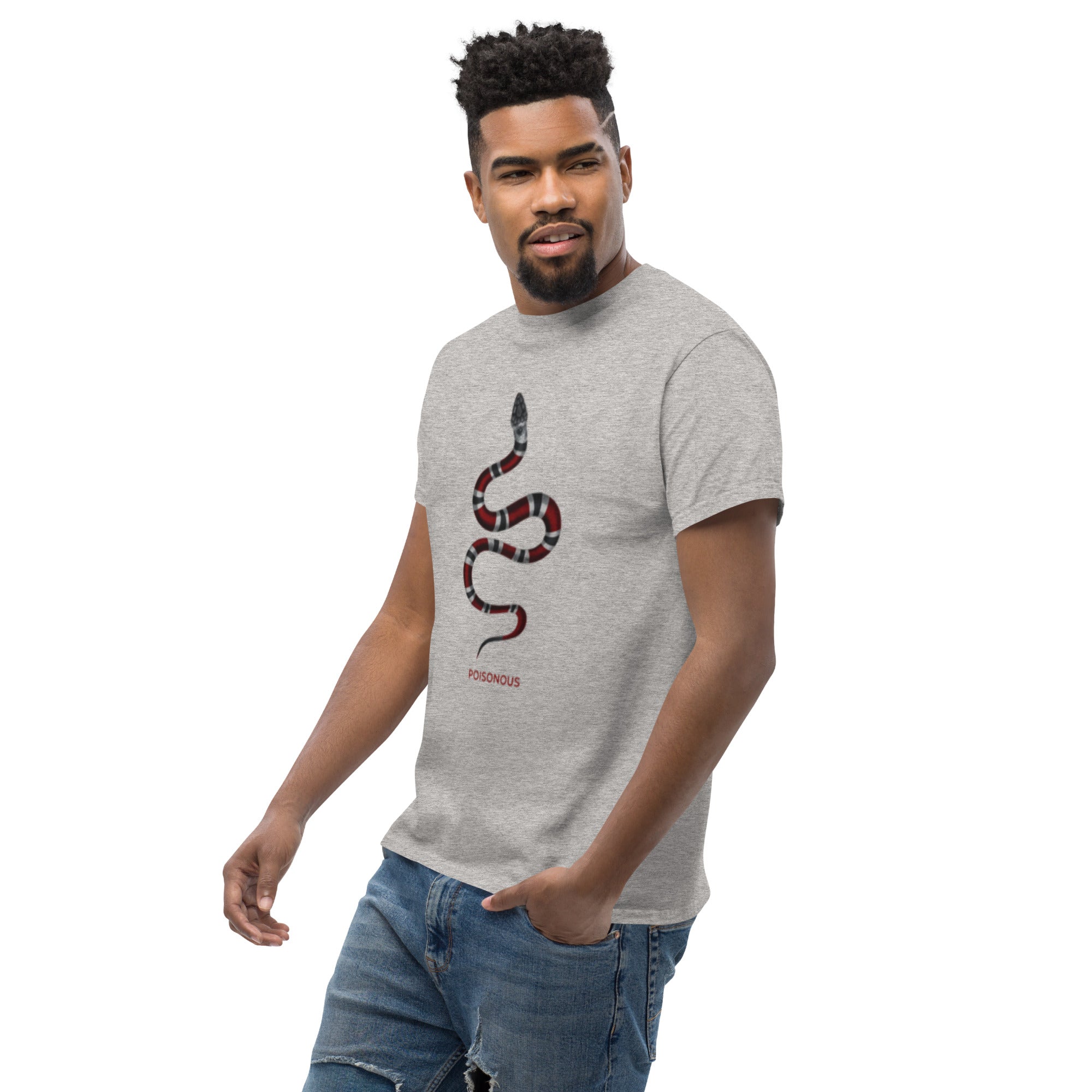 T-Shirt Unisex Stampata 100% Cotone – Confortevole – Design Poisonus-Biiply