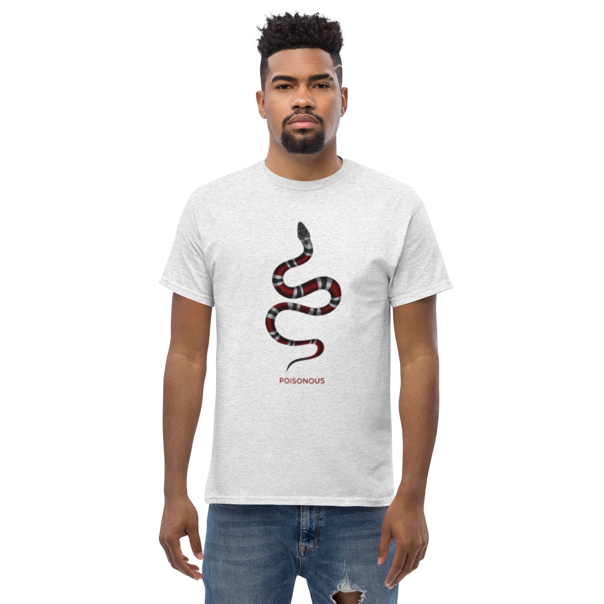 T-Shirt Unisex Stampata 100% Cotone – Confortevole – Design Poisonus-Biiply