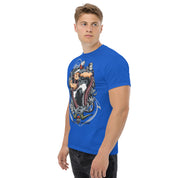 T-Shirt Unisex Stampata 100% Cotone – Confortevole – Design Popeye Vs Kraken-Biiply