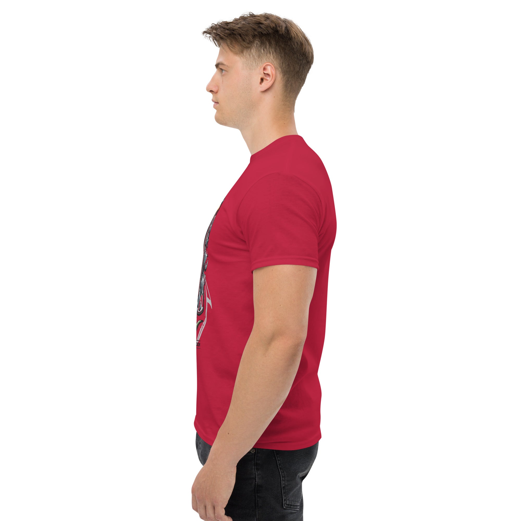 T-Shirt Unisex Stampata 100% Cotone – Confortevole – Design Popeye Vs Kraken-Biiply