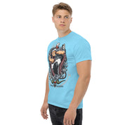 T-Shirt Unisex Stampata 100% Cotone – Confortevole – Design Popeye Vs Kraken-Biiply